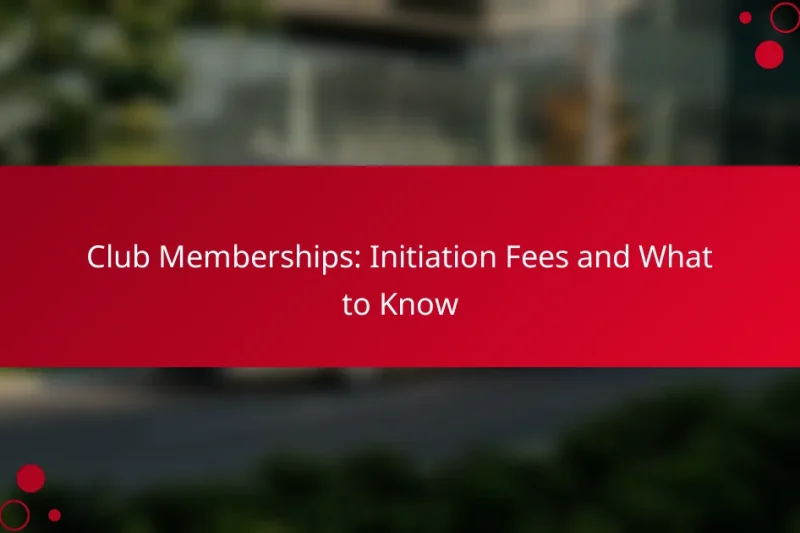 Членство в клубе: вступительные взносы и что нужно знать